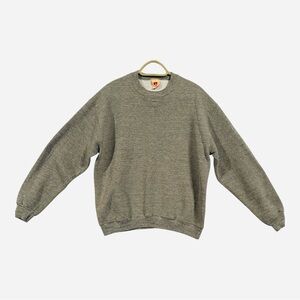 Vintage Russell Athletic Sweatshirt Gray Crewneck MADE IN USA | Size Large